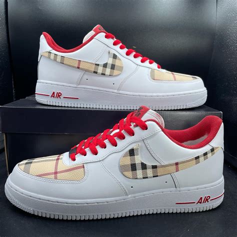 burberry x air force 1|nike air force one Burberry.